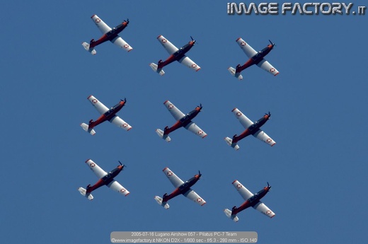 2005-07-16 Lugano Airshow 057 - Pilatus PC-7 Team